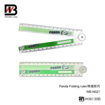 Color Cartoon Folding Office Stationery Plastic Ruler